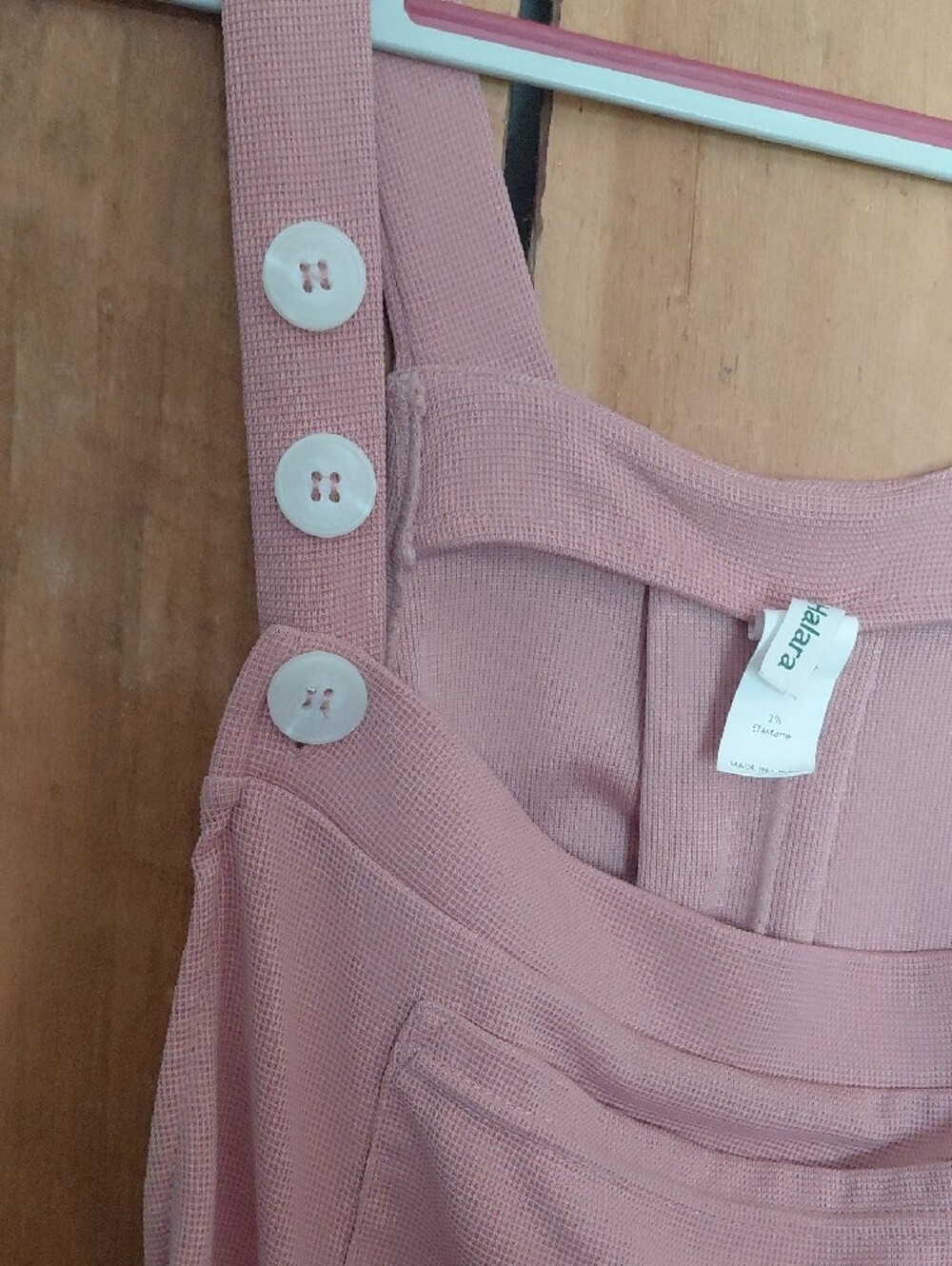 NWOT HALARA Mauve Pink Relaxed Jumpsuit - Picture 5 of 5